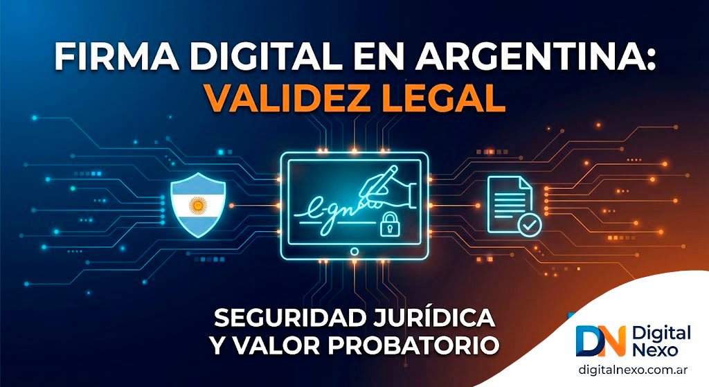 Firma digital en Argentina: Validez legal